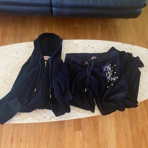 black juicy couture set